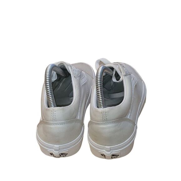 Vans Old Skool Sneakers Women Sz 7.5 True‎ White Low Top Skater Streetwear - Picture 4 of 8